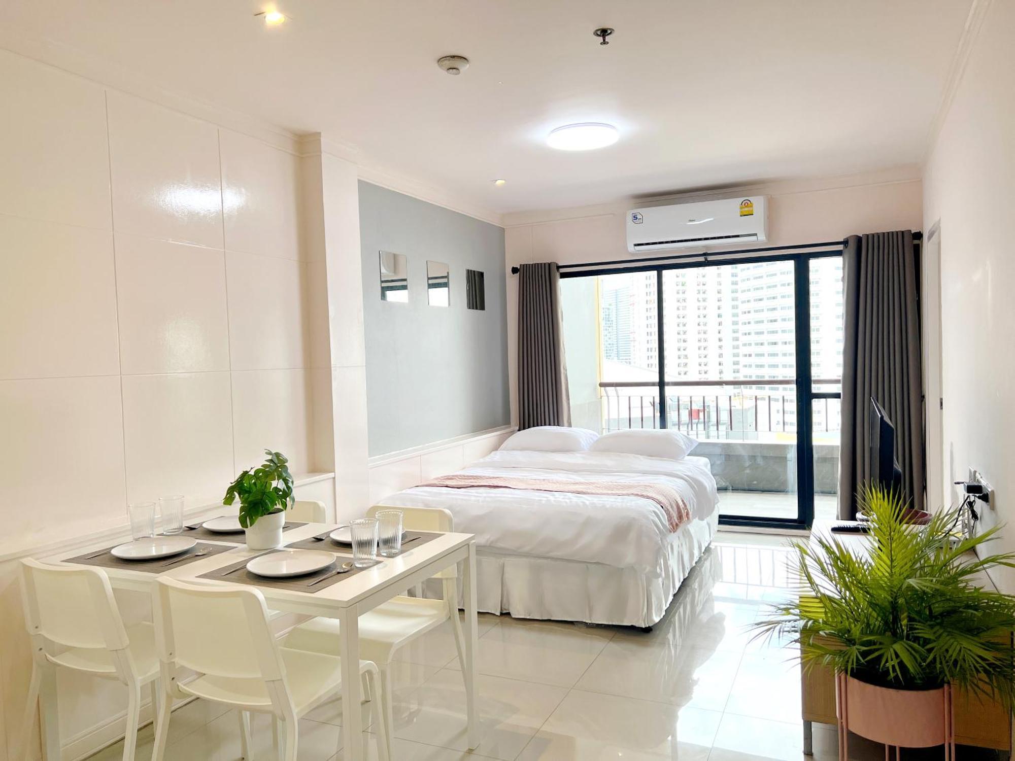 Center Bangkok Suite Next To Platinum Mall Buitenkant foto
