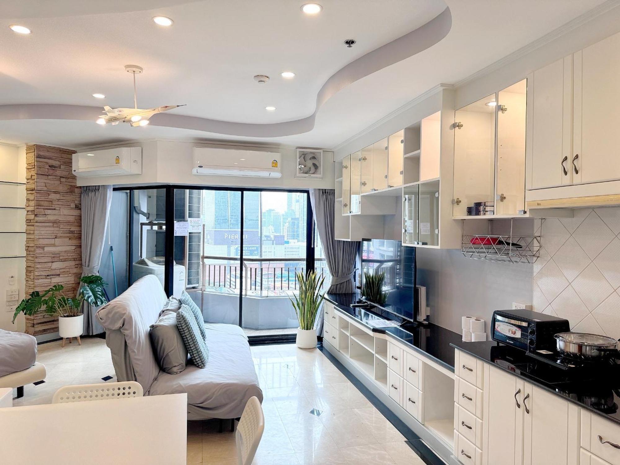 Center Bangkok Suite Next To Platinum Mall Buitenkant foto